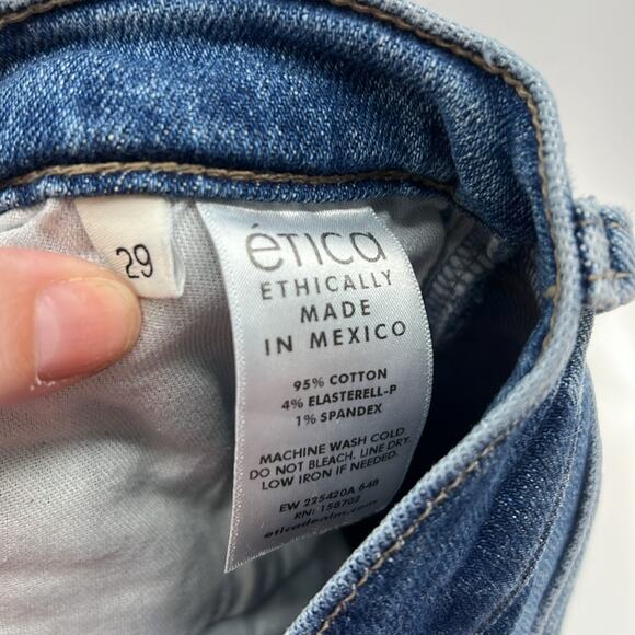 Etica Women's Tia Vintage Straight Jeans - Medium Wash - 29 - Picture 6 of 8